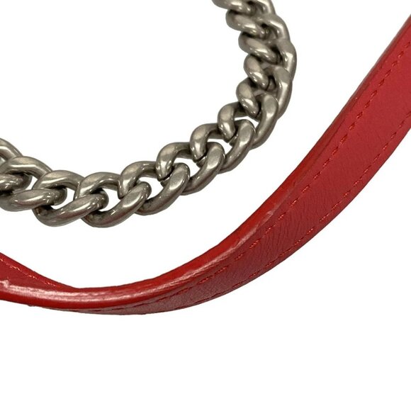 Auth LOUIS VUITTON Chain Bag PM M51930 Ecarlate New Wave NZ2168 Shoulder Bag - Picture 11 of 16